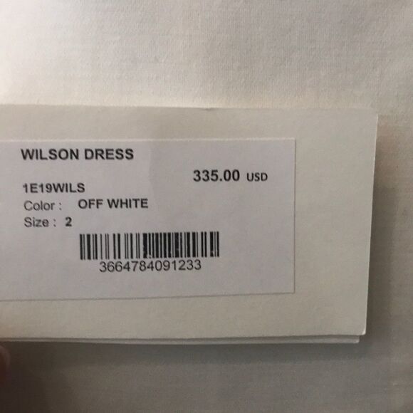 BA&SH “WILSON” CUTOUT FIT & FLARE  DRESS IN ECRU - Picture 10 of 10